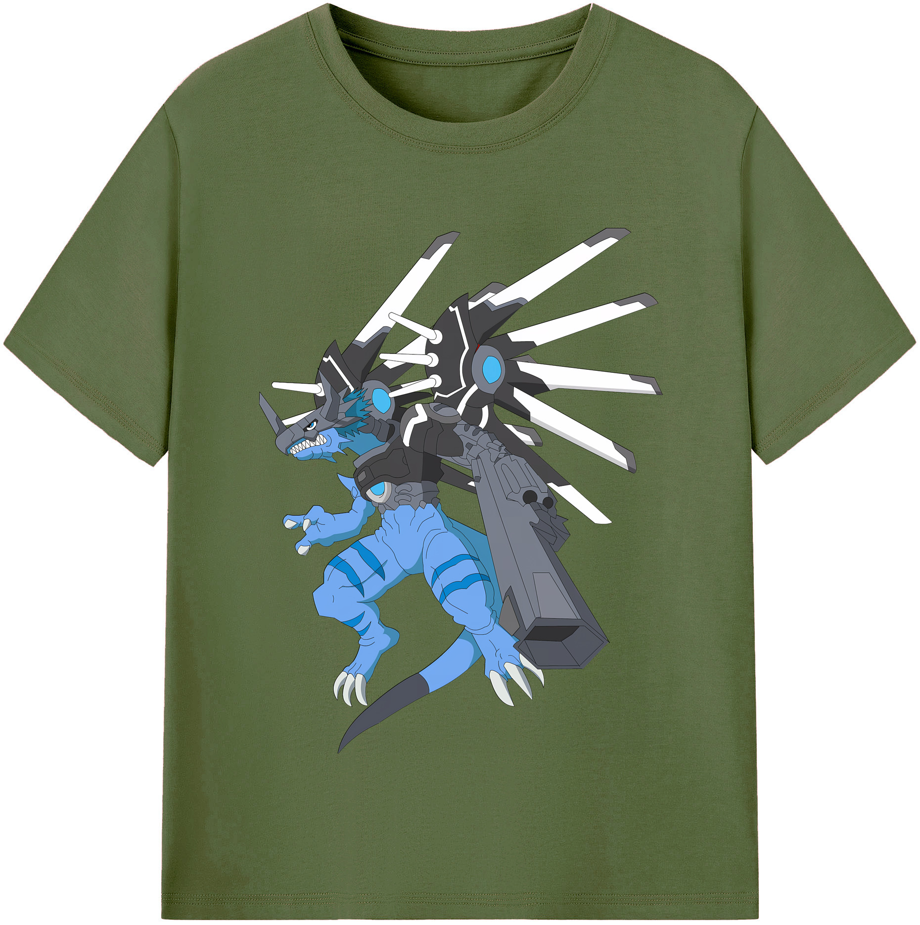（画像用） Digimon デジタルモンスター/デジモン 綿100％半袖Tシャツ（フロントプリント）